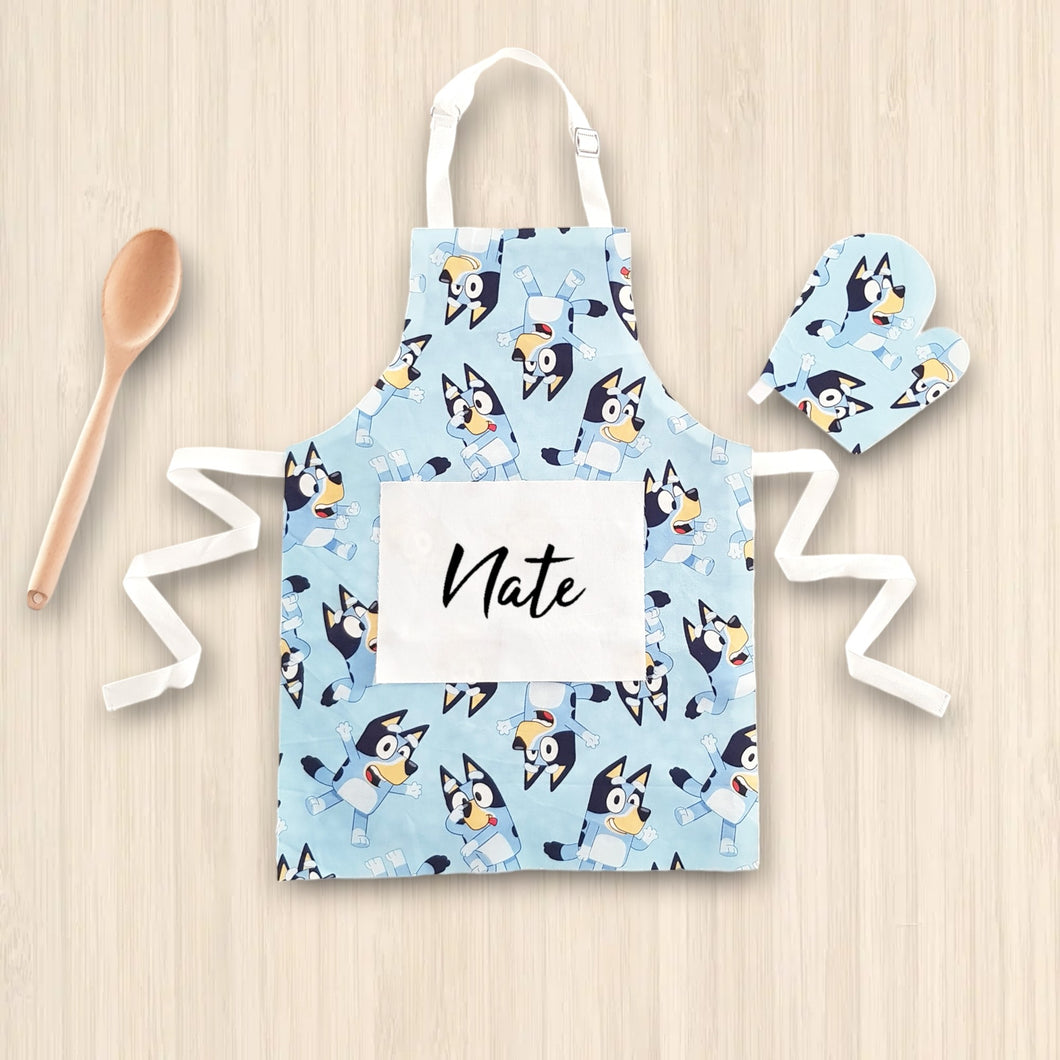 Bluey (Blue) | Personalised Apron