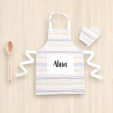 Load image into Gallery viewer, Stripes | Personalised Apron
